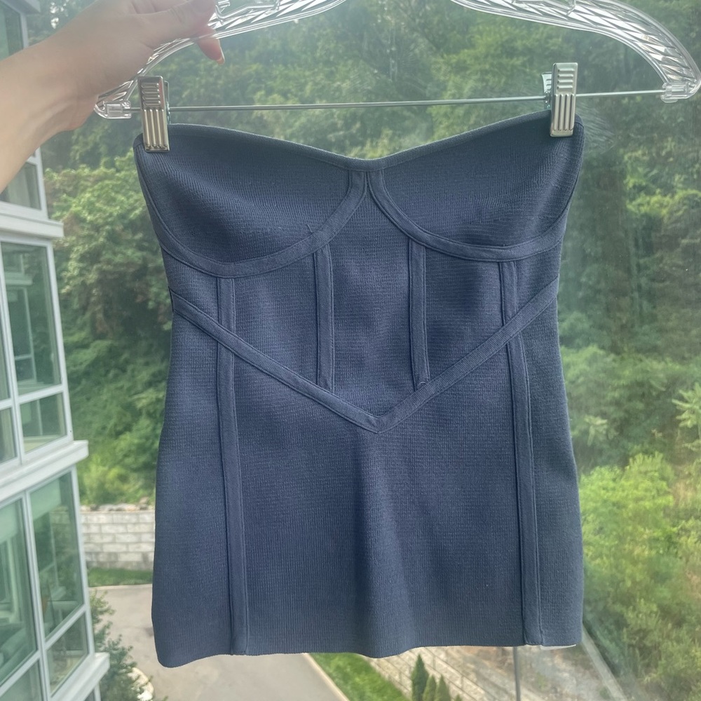 Zara bandage strapless corset top perfect for summer vacation
